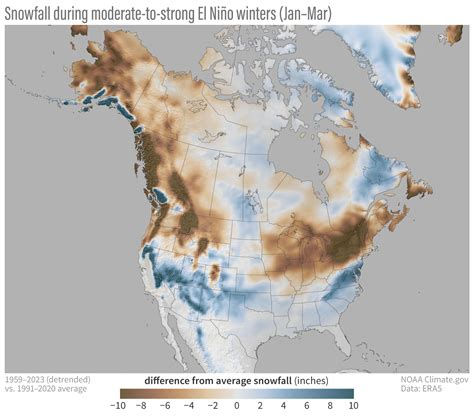2023 El Niño: New maps reveal who could see more snow this winter