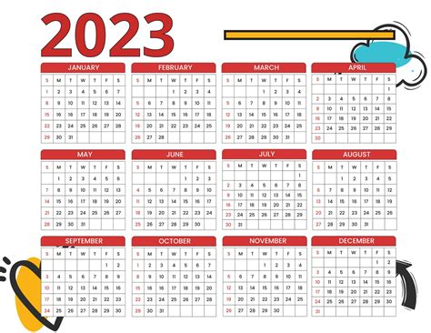 2023 Free Calendar Template Customize and Print