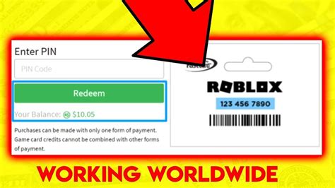 How to redeem roblox gift card[100% working]  Free gift card generator,  Free gift cards, Roblox gifts