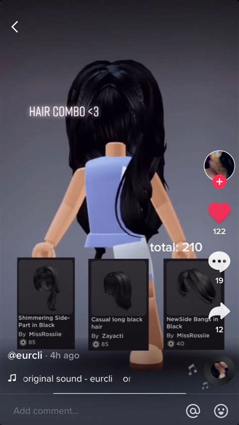 blonde and blue hair combo roblox｜TikTok Search