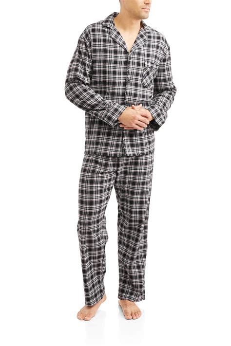 Geoffrey Beene Men's Broadcloth Short Sleeve Pajama Set, Navy