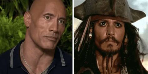 He ain t Johnny Depp Fans slam rumors of The Rock being