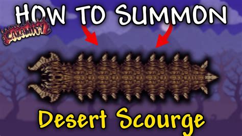 2023 How to summon desert scourge miner. sands 