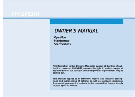 2023 Hyundai Palisade Owners Manual