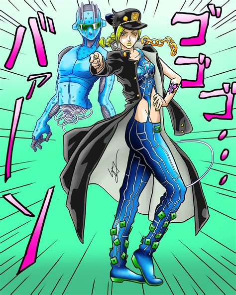 Turned one of my friends into a JoJo character for his birthday ( His  girlfriend is the stand) : r/StardustCrusaders