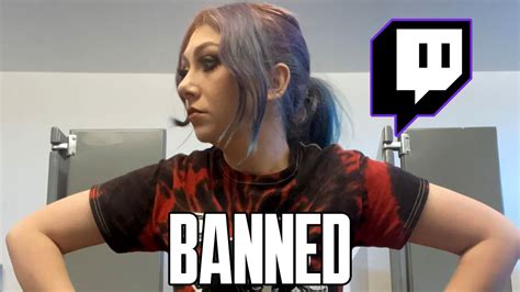 Why was JustAMinx banned on Twitch?