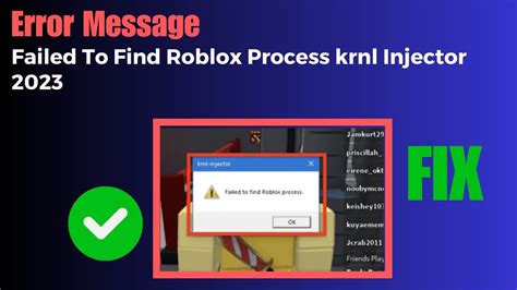 2023 Krnl roblox process not found Và …How 