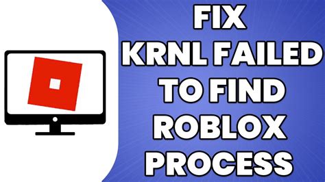 2023 Krnl roblox process not found for in 