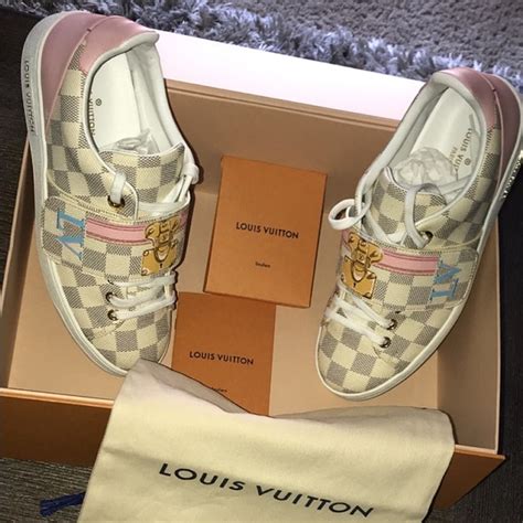 Louis Vuitton, Shoes, Louis Vuitton Trainer Azur Crystal Size 7 Pre Owned