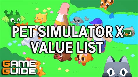PetSimXTradingValues - Updated Pet Simulator X Value List 2022