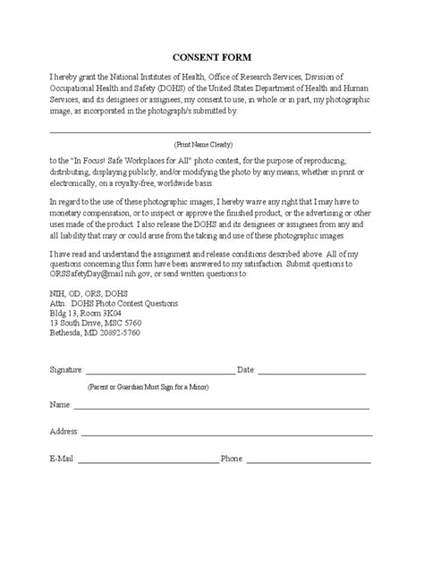 2023 Photography Consent Form Fillable Printable Pdf And Forms Handypdf