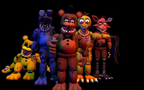 An fan-art I did about how I think could be a Fnaf comic or something like  that (and I also used my stylised withered Freddy model for the image) :  r/fivenightsatfreddys