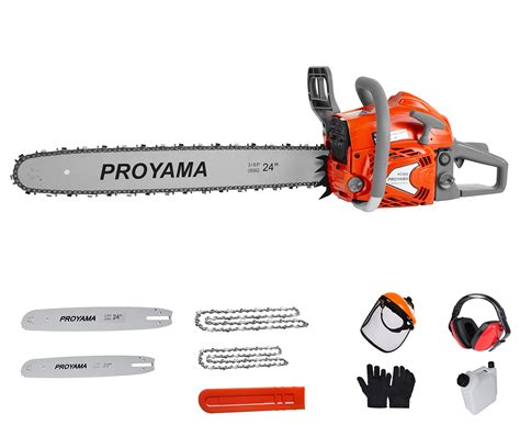 PROYAMA 58CC 2-Cycle Gas Powered Chainsaw, 16-Inch Top Handle Chain Saw,  Gasoline Chainsaw 20-Inch for Tree Wood Cutting