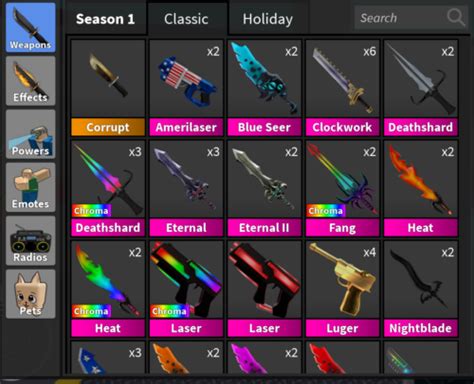 Roblox Murder Mystery 2 MM2 Super Rare Godly Knives and Guns *FAST  DELIVERY* - Hand Tools, Facebook Marketplace