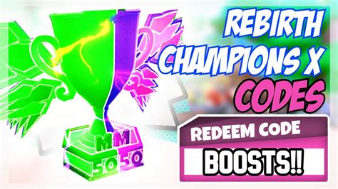 Roblox Rebirth Champions X codes Free Rebirths Clicks and more July 2022