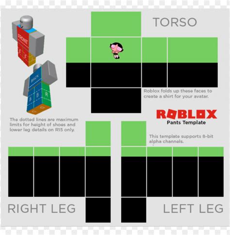 Roblox Shirt Texture Template - Roblox Pants Light Shading Template -  (585x559) Png Clipart Download