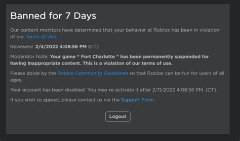 Can you get blacklisted from roblox support? - Platform Usage Support -  Developer Forum