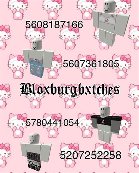 aesthetic layered clothing codes for bloxburg! (vintage/y2k) 