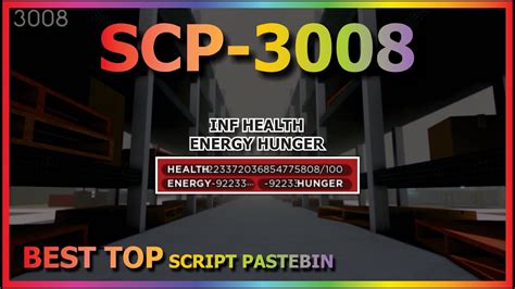 SCP 3008 – FREE GOD MODE SCRIPT – JAN 2023 –