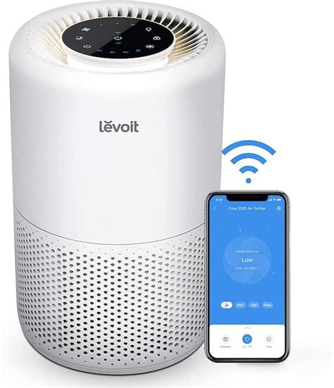LEVOIT Air Purifier for Home Bedroom, HEPA Fresheners Filter Small Room  Cleaner with Fragrance Sponge for Smoke, Allergies, Pet Dander, Odor, Dust