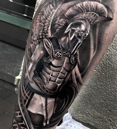 2023 Spartan shoulder armor tattoo interesting ideas 