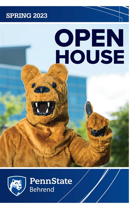 2023 Spring Open House Agenda by Penn State Behrend Issuu