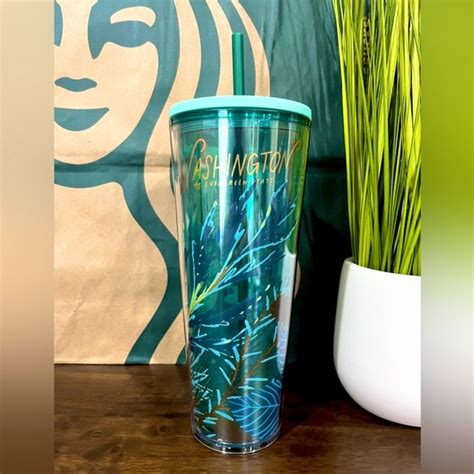 Starbucks Dining | Starbucks Cup 2023 Nwt | Color: Blue/Green | Size: 24oz | Elvira_Saldona's Closet