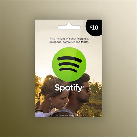 USA Spotify Gift Cards