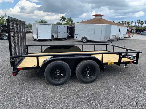 2023 Used dual axle trailer for sale near me expanded aluminum 