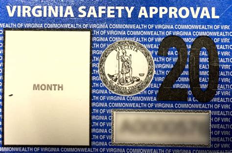 2023 Virginia Inspection Sticker Color