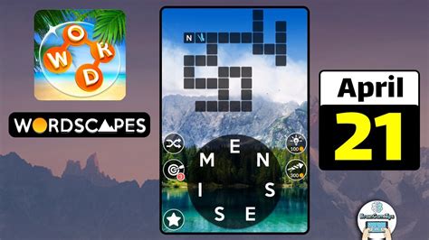 Wordscapes Daily Puzzle Answers For May 20, 2023 - News