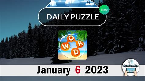 2023 Wordscapes daily puzzle january 6 2023 day logo, - ulkecesek