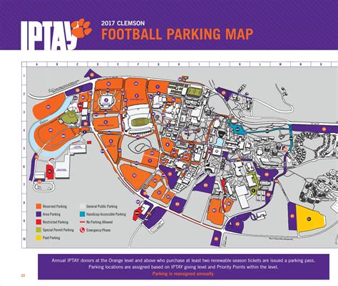 2023 clemson football parking map. FOOTBALL PARKING MAP OFF-CAMPUS LAKE LOT LL S.C. Highway No. 93 (Old Greenville Highway) Title: 2018_FootballParkingMap Created Date: 5/29/2019 5:33:46 PM ... 