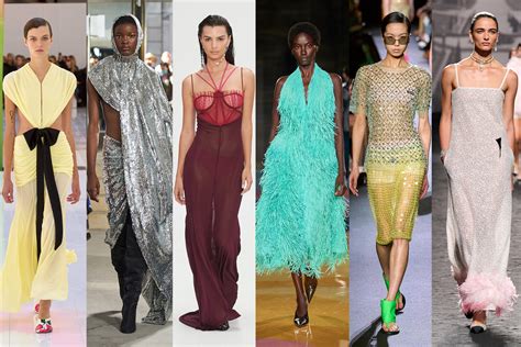 Mar 7, 2023 · Clearly, creativity is at an all-time high in and around the fashion world right now. Experience the 11 spring/summer 2023 trends it spurred below. (Image credit: Bottega Veneta; Chanel; Loewe; Erdem; Prada) Spring’s 2.0 version of last season’s pretty-things trend offered up a fresh array of dainty, swoon-worthy fashions for us to daydream ... . 