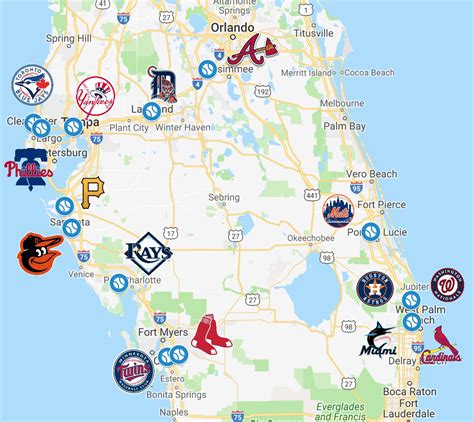 Spring Training Stadium Map. The Cactus League's 10 unique ballparks are clustered in the Phoenix metropolitan area within an hour's drive of each other. This allows visiting fans to follow their favorite team and sample a variety of ballpark experiences. Stadiums. . 