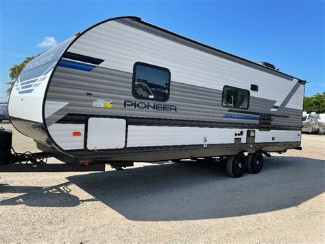 Specs for 2023 Heartland - Pioneer Floorplan: PI BH 250 (Travel Trailer) View 2023 Heartland Pioneer (Travel Trailer) RVs For Sale Help me find my perfect Heartland Pioneer RV. Specifications Options Brochures. Price. MSRP. $31,680. MSRP + Destination. $31,680. Currency. US Dollars.