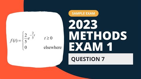 2023 Methods Exam 1 Solutions