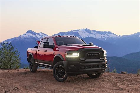 2023 ram 2500 cummins. Offered in 2500 and 3500 form, a 410-horsepower, 6.4-liter V-8 engine paired with an eight-speed automatic transmission is standard, while a Cummins turbo-diesel 6.7-liter inline-six that makes ... 