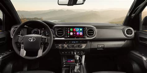 2023 toyota tacoma interior. For comparison, the Tacoma's four-cylinder is rated at 159 horses and 180 pound-feet; the V-6 generates 278 horses and 265 pound-feet. Toyota. The four-cylinder Tacoma and the Colorado with the ... 