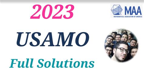 2023 usajmo. AMC 8/10/12 and AIME problems from 2010-2023; USAJMO/USAMO problems from 2002-2023 available. USACO problems from 2014 to 2023 (all divisions). Codeforces, AtCoder, DMOJ problems are added daily around 04:00 AM UTC, which may cause disruptions. Search Reset ... 