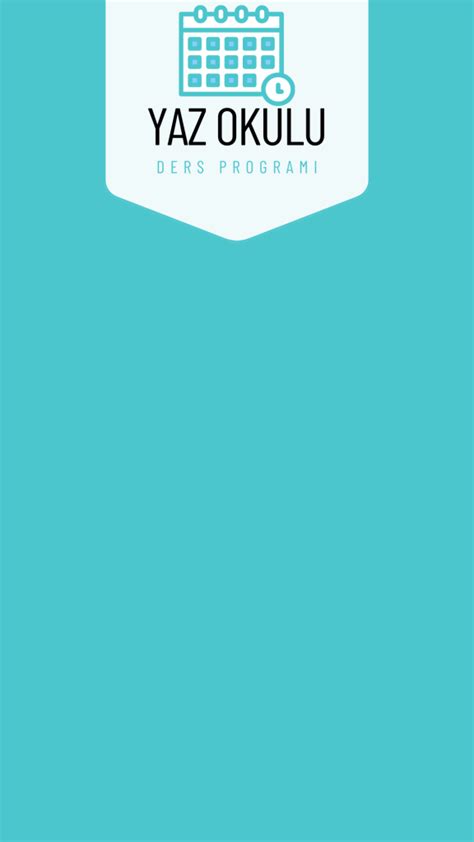 2023-2024 YAZ OKULU HAFTALIK DERS PROGRAMI.