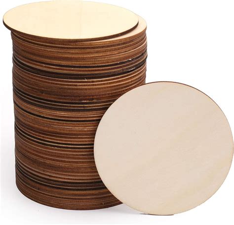  Wood Plywood Circles 4 inch, 1/4 Inch Thick, Round Wood  Cutouts, Pack of 12 Baltic Birch Unfinished Wood Circles for Crafts, by  Woodpeckers