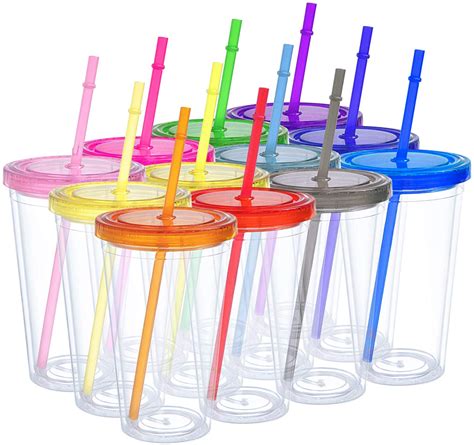 Goodwill Color Changing Cups, 24 oz Plastic Tumblers with Lids and Straws  Bulk, Reusable Cups with Dome Lids for Iced Coffee and Smoothie, Christmas  Party Cute Cold Cups for Adults Kids 