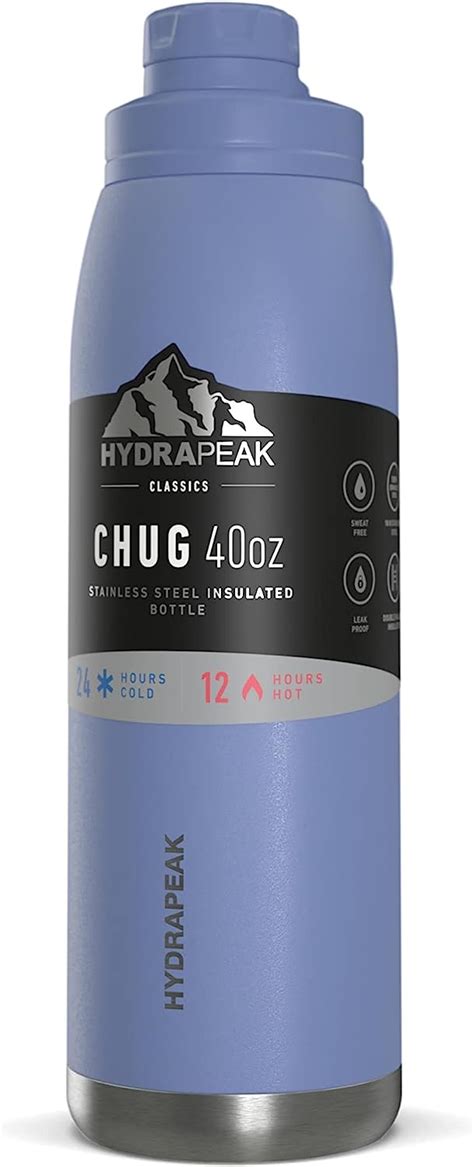 Hydrapeak 14oz Kids Stainless Steel Wide Mouth Water Bottle with Straw Lid 14oz in Aqua