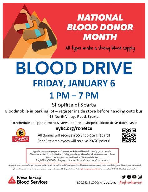 https://ts2.mm.bing.net/th?q=2024%20Sparta%20National%20Blood%20Donor%20Month%20Blood%20Drive%20%205%20ShopRite%20gift%20card%20to%20donors%20and%20are%20-%20liptores.info