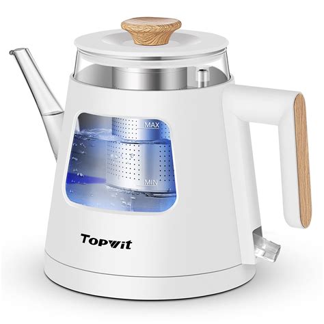 Taylor Swoden Electric Kettle 1.7L Glass Electric Tea Kettle, 1500W Hot  Water Kettle Electric Cordless Water Boiler & Heater with LED Light, Auto