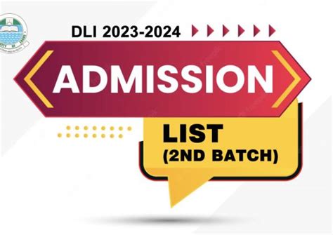 2024/2024 Provisional Undergraduate Admission List - Batch 2