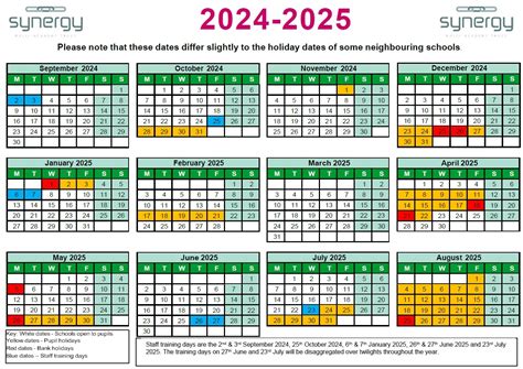 2024/2025 - School term dates - Telford & Wrekin Council