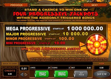 $1 mega moolah Mega Moolah Progressive Slot: The Most Impressive Feature Mega Moolah is one of the most generous online slot machines due to its progressive features