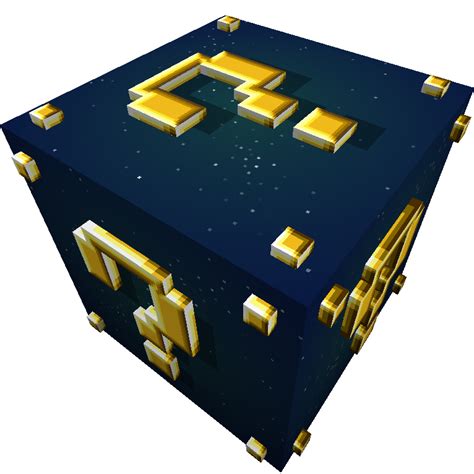 ماد لاکی بلاک  Lucky blocks can get different ‘luck levels’ if you put them in a crafting table with certain items